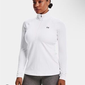 Under Armour Women's Long Sleeve White Performance Top